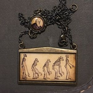 Darwin evolution of Homo sapiens necklace